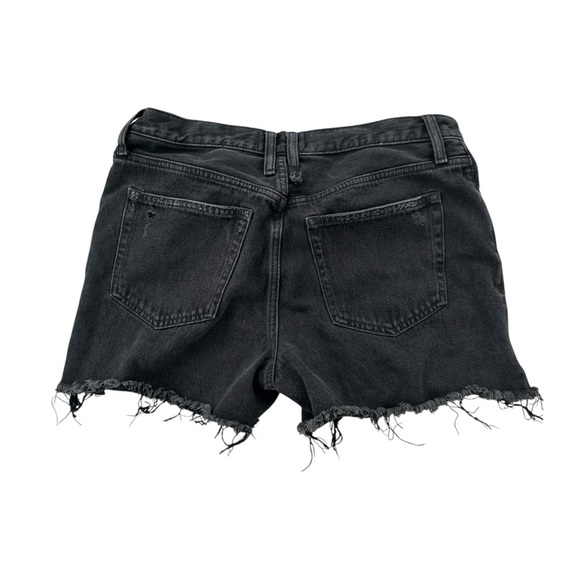 We The Free Black Jean High-Waisted Distressed Shorts - Picture 2 of 2